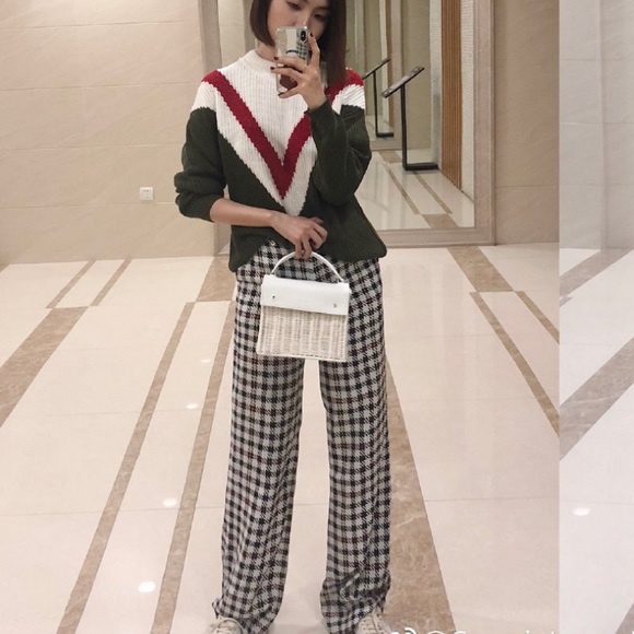 Mango Sweaters - V contrast sweater Mango Sweaters - V contrast sweater